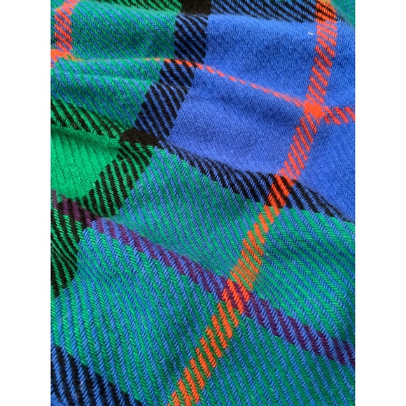 vintage 70s small tartan plaid mod maxi dress - Picture 7 of 10